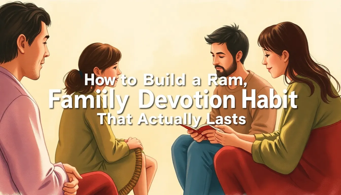 How to Build a Family Devotion Habit That Actually Lasts