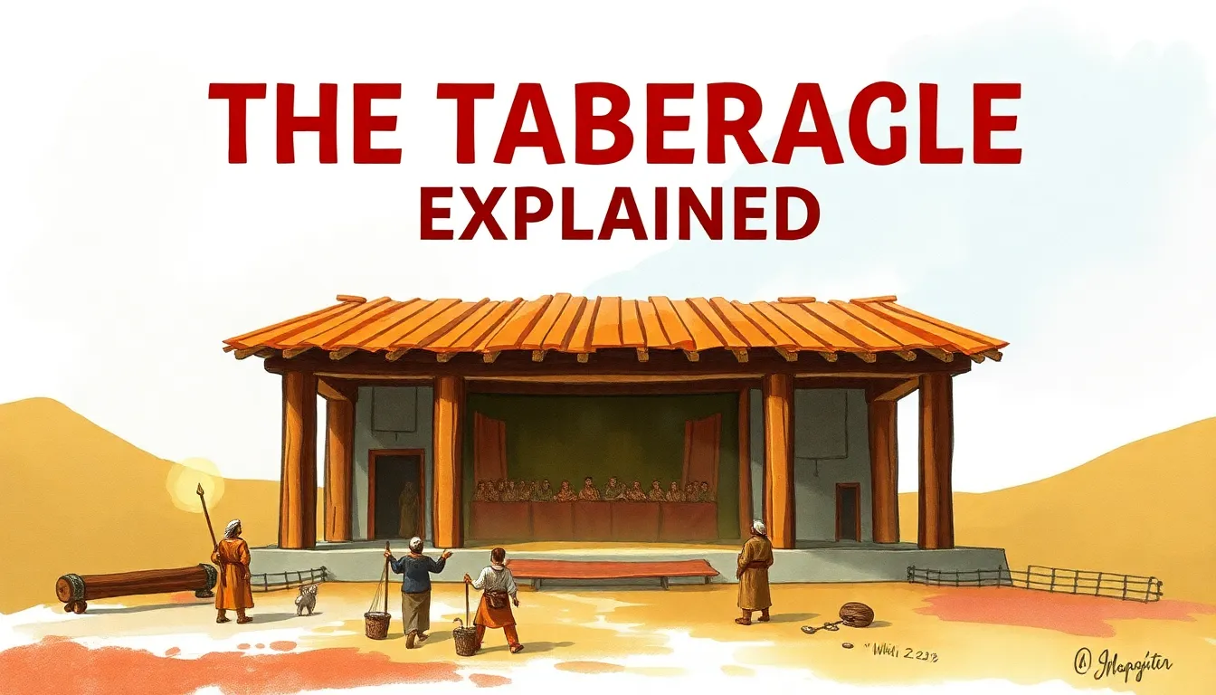 The Tabernacle Explained: Its Structure, Meaning, and Fulfilment in Christ