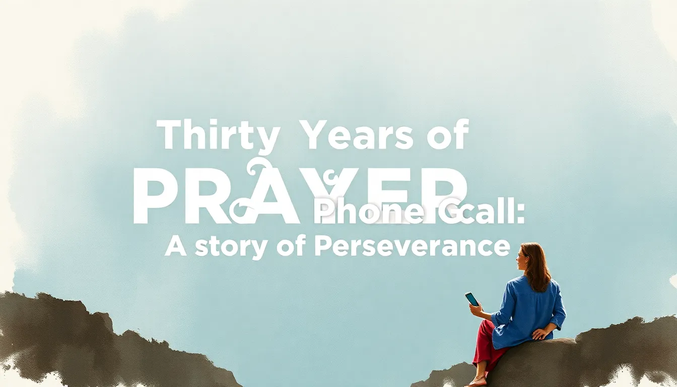 Thirty Years of Prayer and One Phone Call: A Story of Perseverance